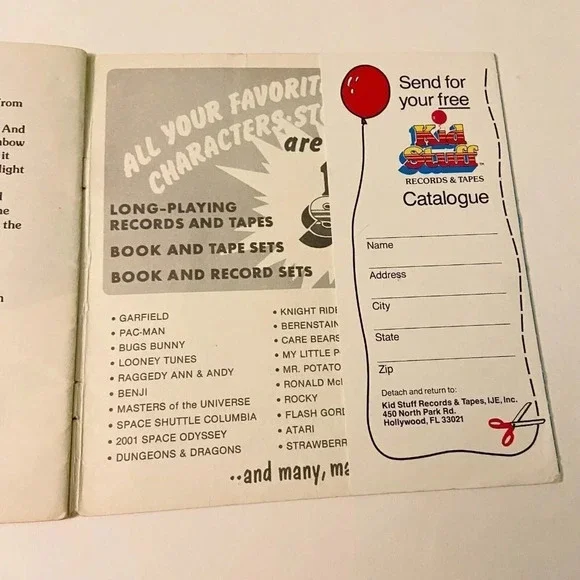 Vintage 1985 My Little Pony The Magic Rainbow Read  Along Book Only No Record - Picture 14 of 15